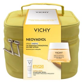 Vichy Promo Neovadiol Κρέμα ημέρας για αναπλήρωση λιπιδίων & κατά της χαλάρωσης 50ml & Δώρο Capital Soleil  UV-AGE DAILY SPF50+ 15ml & Κίτρινο Νεσεσέρ 1τμχ